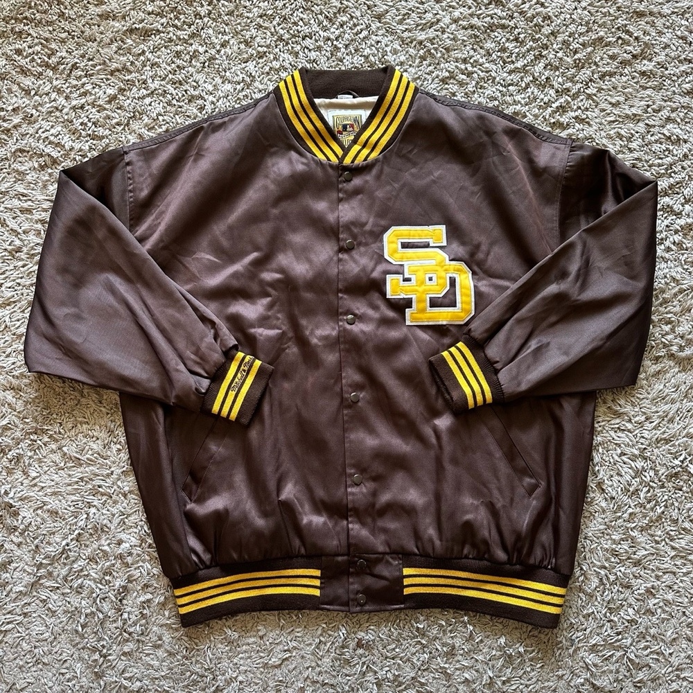 Mitchell & Ness Size 60 MLB Cooperstown Collection San Diego Padres 1973 Jacket